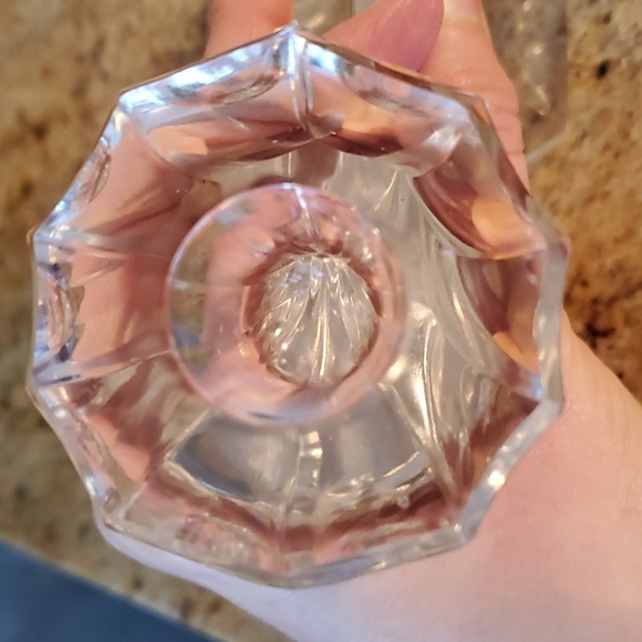 Vintage Val St. Lambert crystal candlestick holder - Picture 9 of 17
